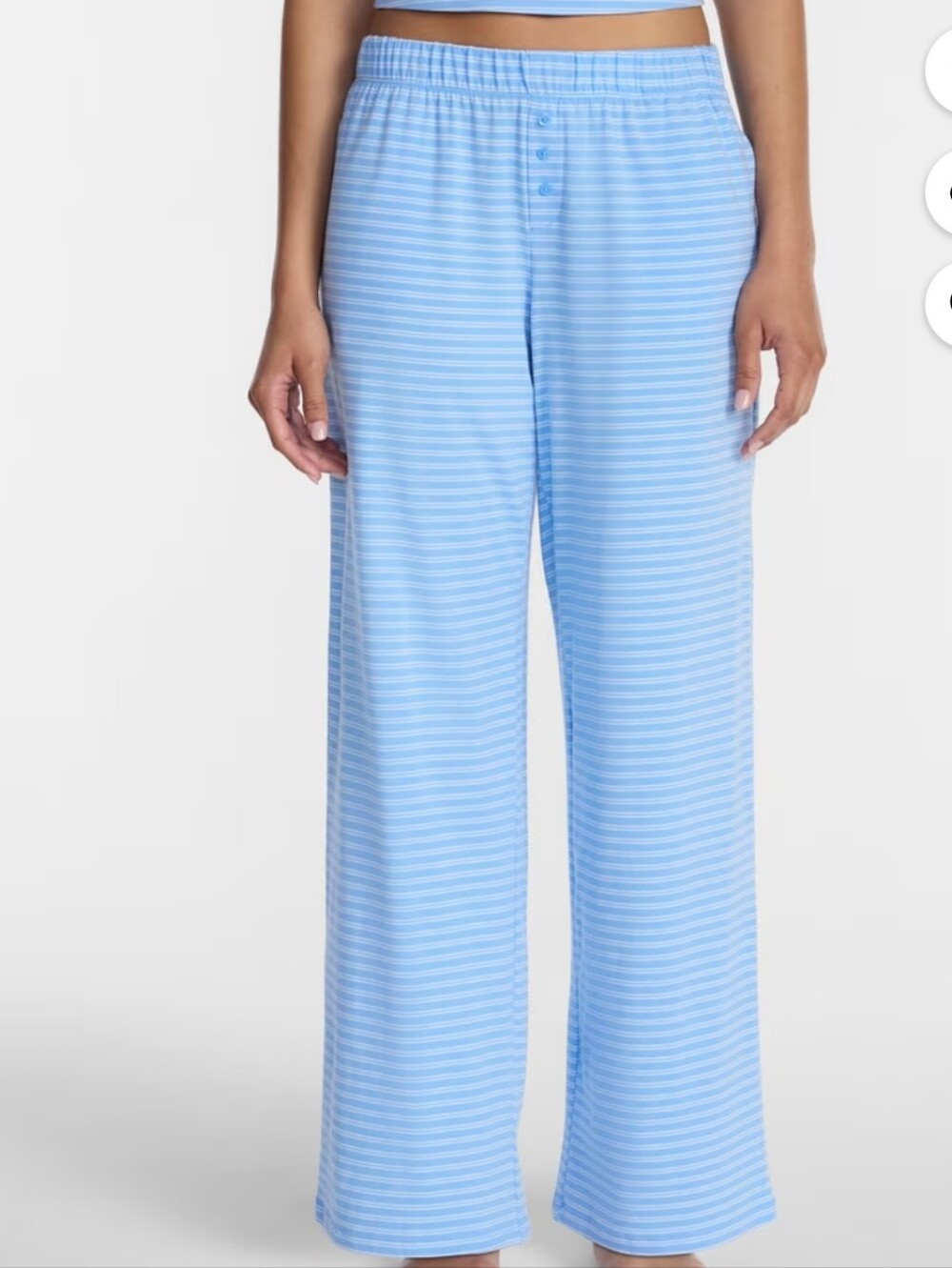 NO BOUNDARIES - SLEEP PANTS (BLUE & WHITE STRIPE)